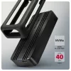 Axagon EEM2-40G USB-C 40Gbps M.2 NVMe SSD-Gehäuse, ARMORED Aluminium