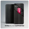 Axagon EEM2-40G USB-C 40Gbps M.2 NVMe SSD-Gehäuse, ARMORED Aluminium