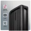 Axagon EEM2-40G USB-C 40Gbps M.2 NVMe SSD-Gehäuse, ARMORED Aluminium