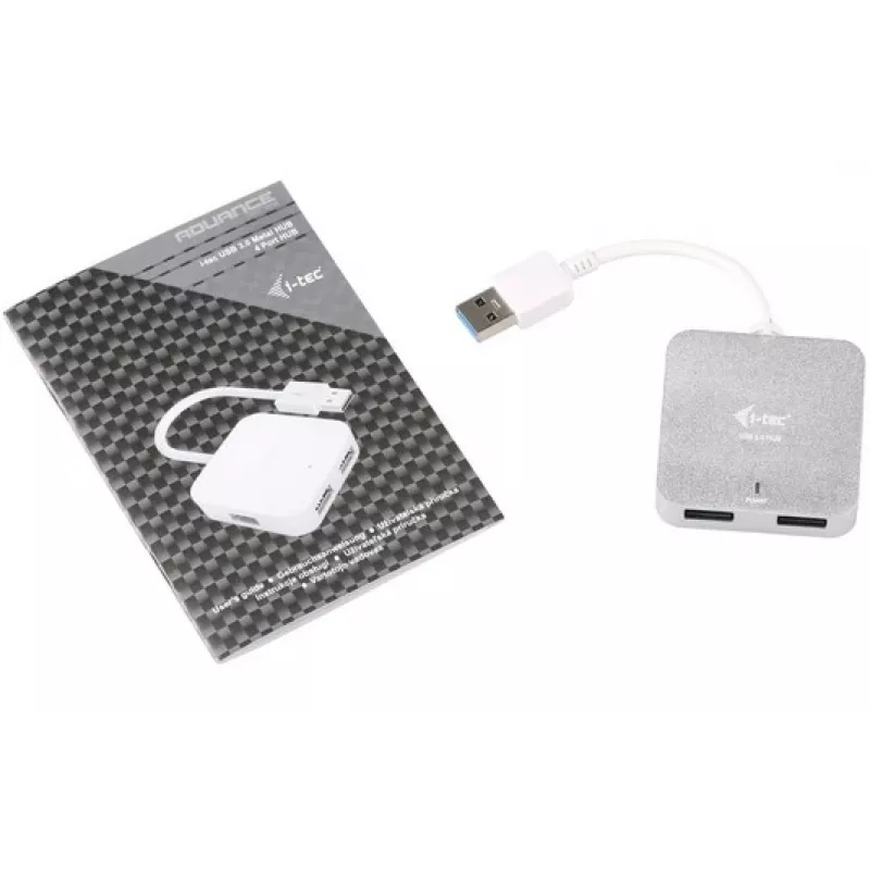 i-tec Metall USB 3.0 Passiver HUB 4 Port