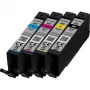 Canon CLI-581 BK/C/M/Y Tintenpatronen Multipack, Schwarz, Cyan, Magenta, Gelb, Pigmenttinte, 5,6 ml, 5,6 ml, Multipack