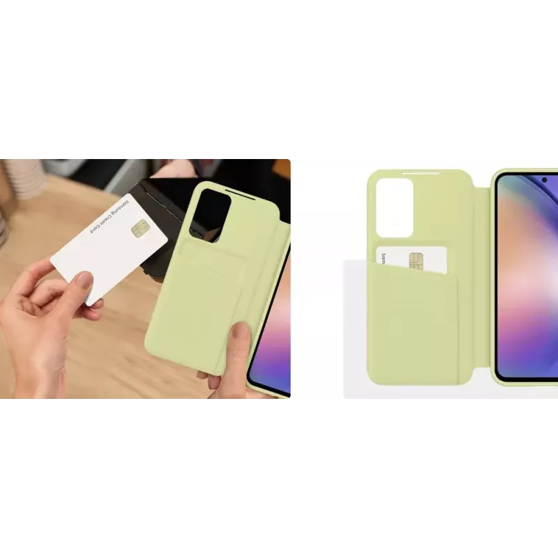 Samsung EF-ZA546 Handyhülle 16,3 cm (6,4 Zoll) Wallet-Hülle Limette