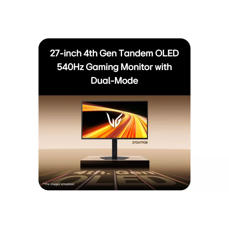 LG 27GX790B-B Computermonitor 68,6 cm (27 Zoll) 2560 x 1440 Pixel Quad HD OLED Schwarz
