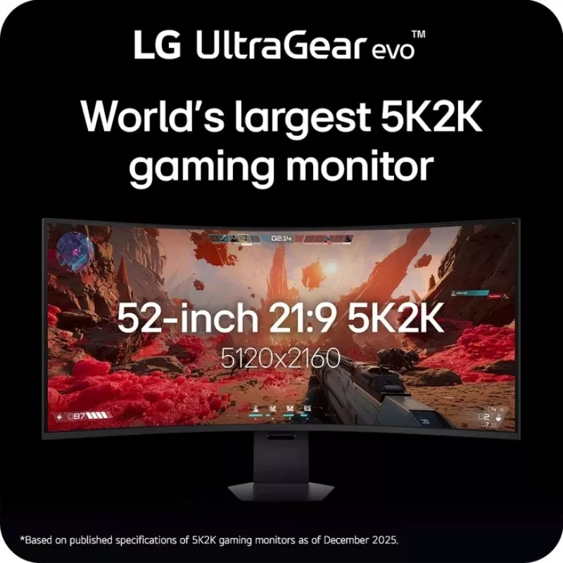 LG 52G930B-B.AEU Computer-Monitor 132,1 cm (52 Zoll) 5120 x 2160 Pixel Schwarz