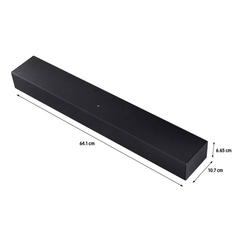 Samsung C-Series HW-B400F/XN Soundbar Lautsprecher Schwarz, Titan 2.0 Kanäle 40 W