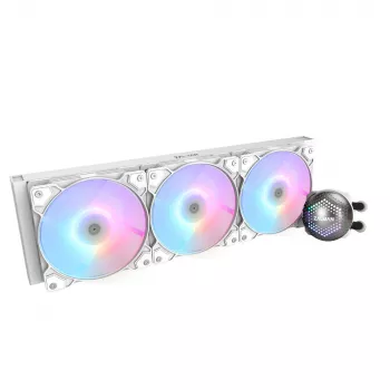Zalman ALPHA36 White CPU-Flüssigkeitskühler 360-mm-Radiator 3 x 120-mm-Lüfter ARGB-Pumpe Dual-Prozessor All-in-One-Flüssigkeitskühler 12 cm