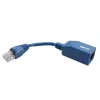 Tripp Lite N034-05N-BL Cisco Konsolen-Rollover-Kabeladapter, RJ45 M/F, blau, 12,7 cm