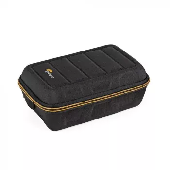 Kameratasche Lowepro HARDSIDE CS 60 — Hartschalentasche, kompakt, 140×85×227 mm, schwarz/orange