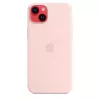 Silikon Hülle Apple iPhone 14 Plus MagSafe Chalk Pink Cover