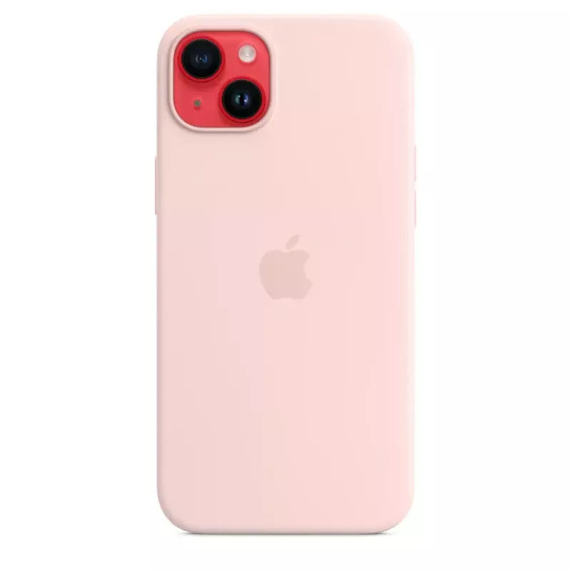 Silikon Hülle Apple iPhone 14 Plus MagSafe Chalk Pink Cover
