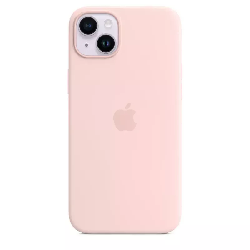 Silikon Hülle Apple iPhone 14 Plus MagSafe Chalk Pink Cover