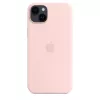 Silikon Hülle Apple iPhone 14 Plus MagSafe Chalk Pink Cover