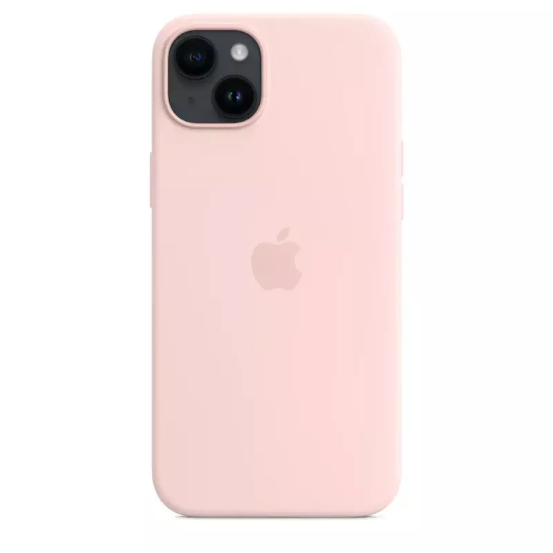 Silikon Hülle Apple iPhone 14 Plus MagSafe Chalk Pink Cover