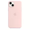 Silikon Hülle Apple iPhone 14 Plus MagSafe Chalk Pink Cover