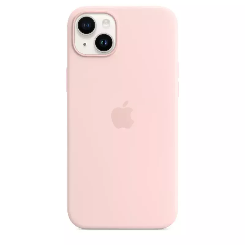 Silikon Hülle Apple iPhone 14 Plus MagSafe Chalk Pink Cover