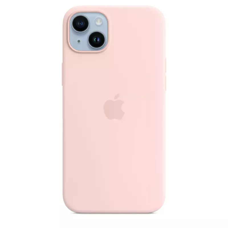 Silikon Hülle Apple iPhone 14 Plus MagSafe Chalk Pink Cover