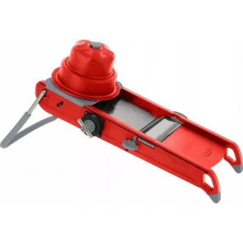 Mandoline de buyer Swing Plus DB2015-43 rot — einstellbare Schnittstärke, Edelstahl