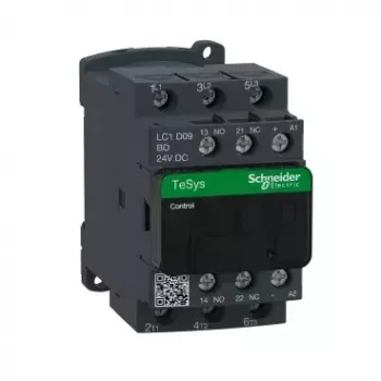 Schütz Schneider Electric LC1D09BD — Wechselstromversorgung, IP20, 3-polig, 9A, grün/grau