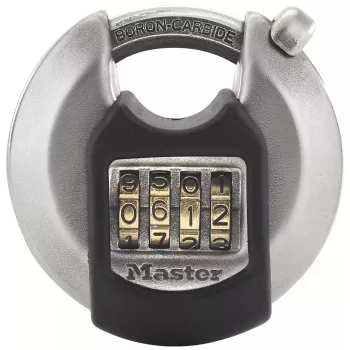 MASTER LOCK 70 mm Excell Scheibenvorhangschloss mit Kombination