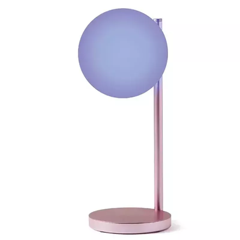 Tisch-LED-Lampe Lexon Bubble Lamp LH70LP hellrosa 15W mit kabellosem Ladegerät