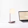 Tisch-LED-Lampe Lexon Bubble Lamp LH70LP hellrosa 15W mit kabellosem Ladegerät