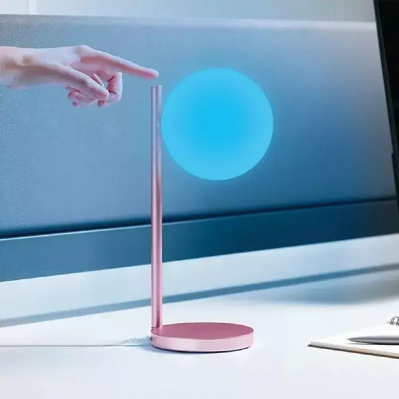 Tisch-LED-Lampe Lexon Bubble Lamp LH70LP hellrosa 15W mit kabellosem Ladegerät
