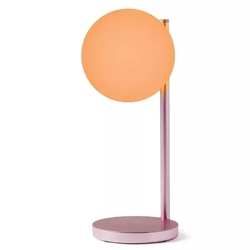 Tisch-LED-Lampe Lexon Bubble Lamp LH70LP hellrosa 15W mit kabellosem Ladegerät