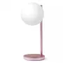 Tisch-LED-Lampe Lexon Bubble Lamp LH70LP hellrosa 15W mit kabellosem Ladegerät