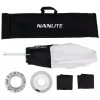 Lichtmodifikator Nanlite LT-FZ60 Silber Weiß 45 cm Durchmesser