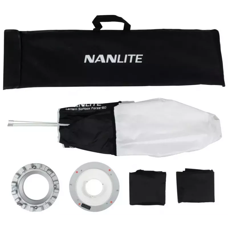 Lichtmodifikator Nanlite LT-FZ60 Silber Weiß 45 cm Durchmesser