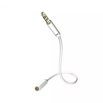 Audiokabel Inakustik 00310505 5m 3,5mm Weiß