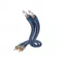 Audiokabel Inakustik 0040403 3m 2xRCA Blau
