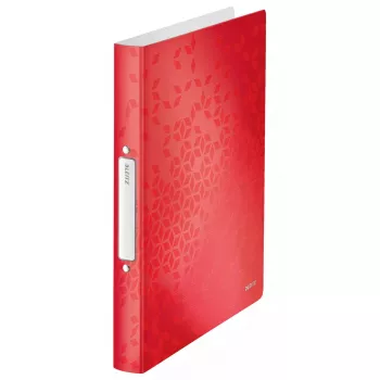 Leitz WOW Ringbuch A4 Rot Rundring Polypropylen 32 mm