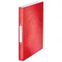 Leitz WOW Ringbuch A4 Rot Rundring Polypropylen 32 mm