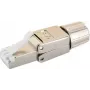 RJ-45-Steckverbinder Schwaiger NWST811 531 Silber Stecker 15 mm Breite