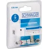 Koaxialer F-Stecker SCHWAIGER FSTFR7004 531 – silber, 4er-Pack