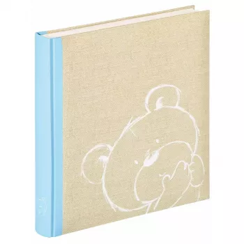 Fotoalbum Walther Design Baby Dreamtime Blau Braun 50 Blatt