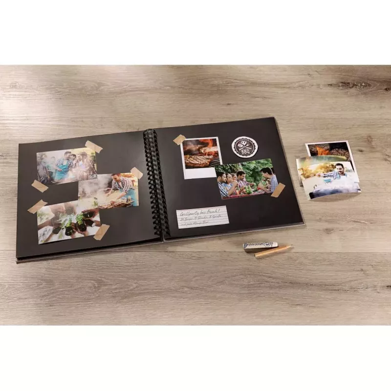 Fotoalbum Walther Design Fun Grau 40 Blatt S