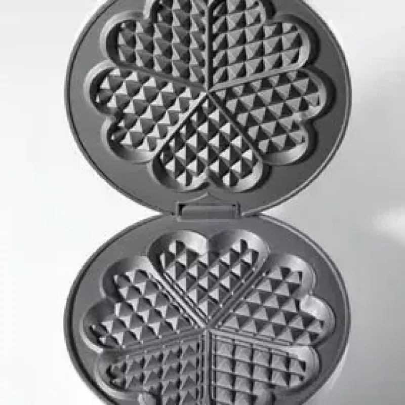 Waffeleisen Cloer 1629 5 Waffeln 930 W Schwarz Metallic