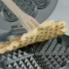 Waffeleisen Cloer 1629 5 Waffeln 930 W Schwarz Metallic
