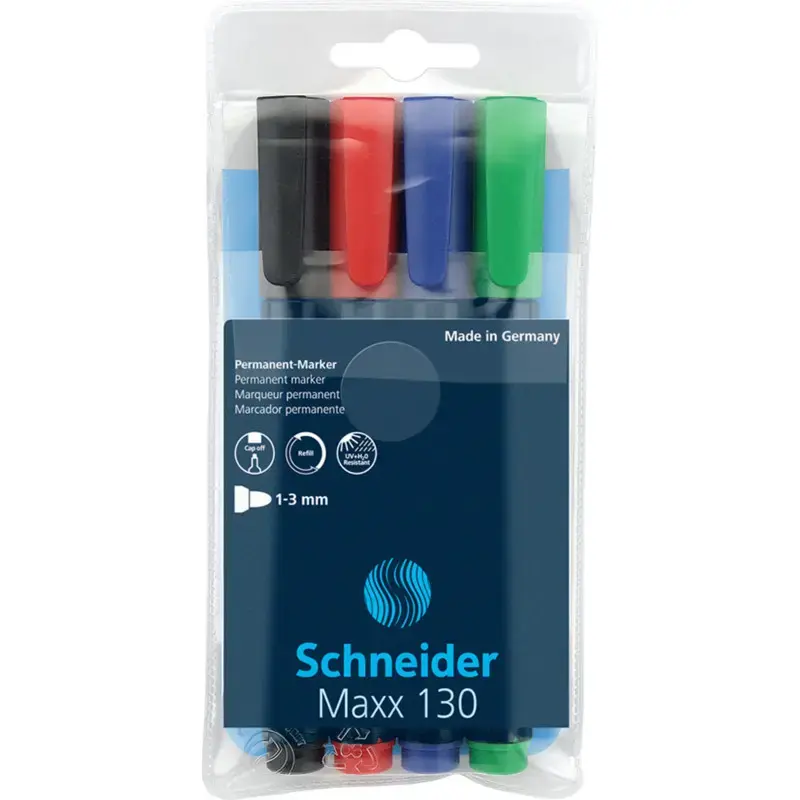 Marker Schneider Schreibgeräte Maxx 130 Permanentmarker schwarz