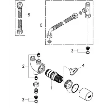 Thermostat GROHE 34487000 Chrom
