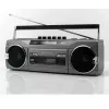 Tragbarer Kassettenspieler Soundmaster SRR80TI mit DAB+ und FM, LCD-Display, 3 W RMS, 3,5-mm-Kopfhöreranschluss, batterie-/230V-betrieben