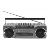 Tragbarer Kassettenspieler Soundmaster SRR80TI mit DAB+ und FM, LCD-Display, 3 W RMS, 3,5-mm-Kopfhöreranschluss, batterie-/230V-betrieben