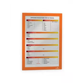 Magnetrahmen A4 Langlebig DURAFRAME Orange