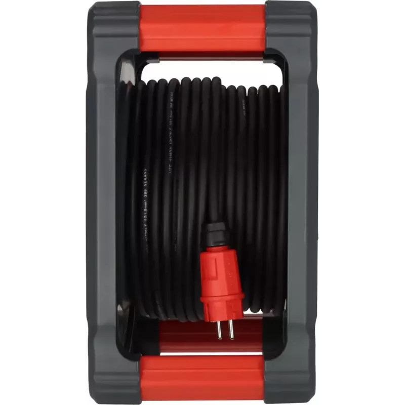 Steckdosenleiste Brennenstuhl KA 5100 5 AC-Steckdosen 50 m Schwarz Rot Silber