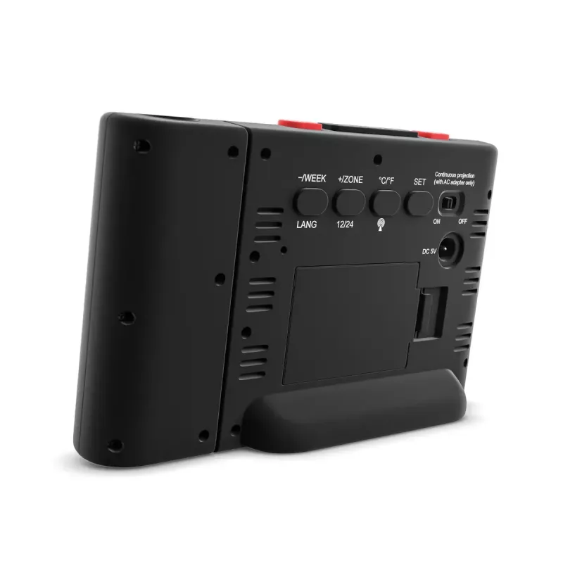 Digitaler Wecker Mebus 25795 Schwarz Rechteckig Batterie USB