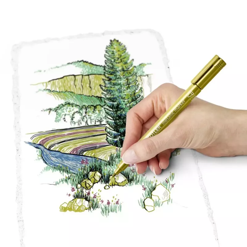 Marker Staedtler 8323 2 Stück schwarz