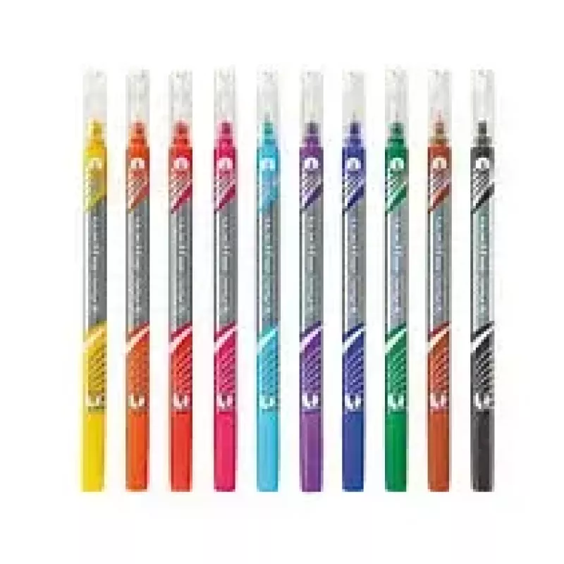 Marker Herlitz 11367232 Feinspitze 10 Stück Schwarz Blau Braun Grün Orange Pink Lila Rot Gelb