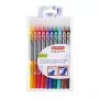 Marker Herlitz 11367232 Feinspitze 10 Stück Schwarz Blau Braun Grün Orange Pink Lila Rot Gelb